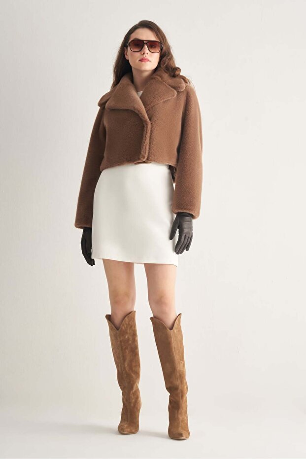 Kısa Kürk Mont - 1