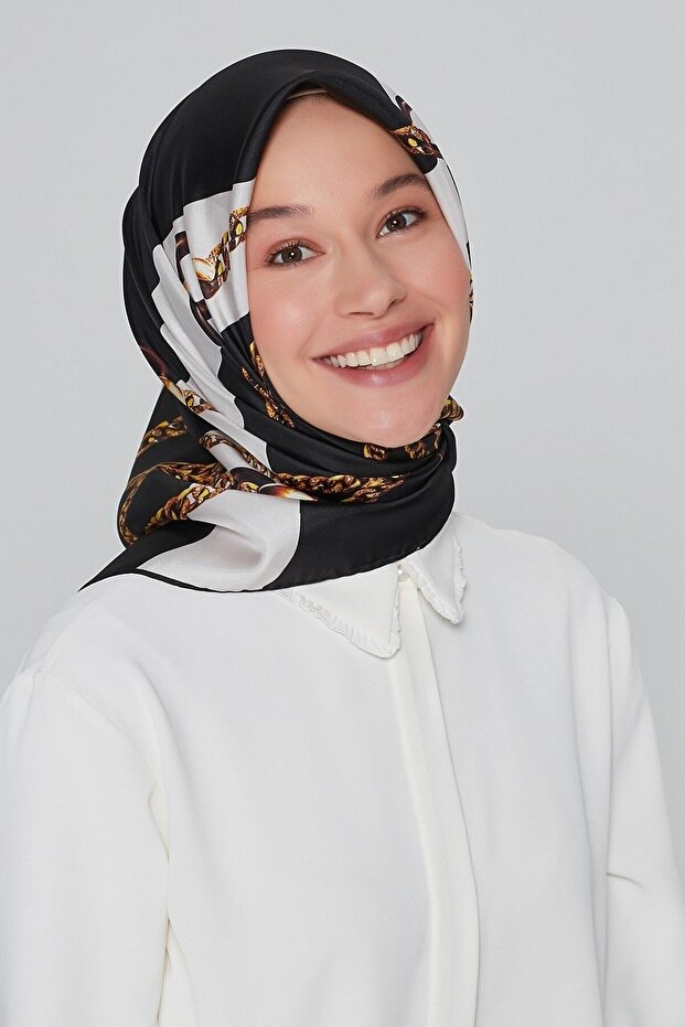 Pure Silk Scarf (Nostalgia Sura) (S) -7832D-20