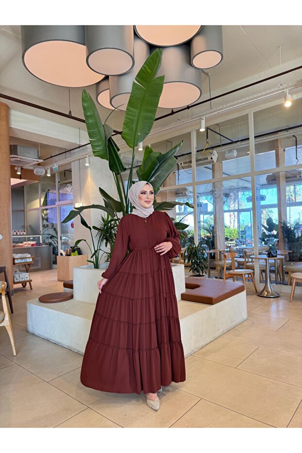 Azra 5-Layer Ruffle Ferace - 5