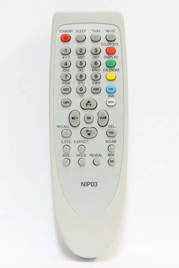 Remote control compatible with NIPON NIP03 TV code ER 1543 MFY 1533 (16) - 1