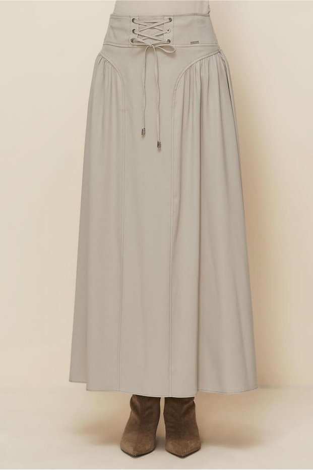 Skirt with Lace Detail 60728