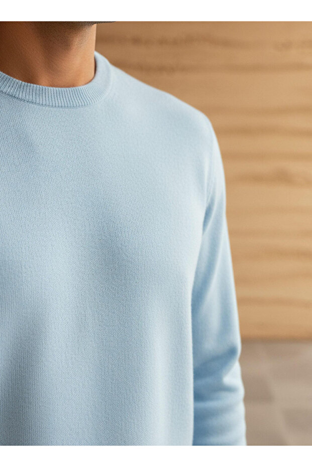 سترة رجالية ذات رقبة دائرية ومزخرفة - 4