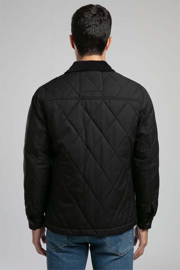 Declan Erkek Mont Siyah - 3