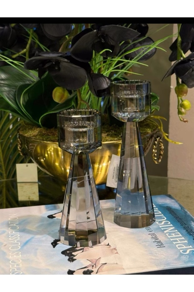 2'li Kristal Şamdan - 1