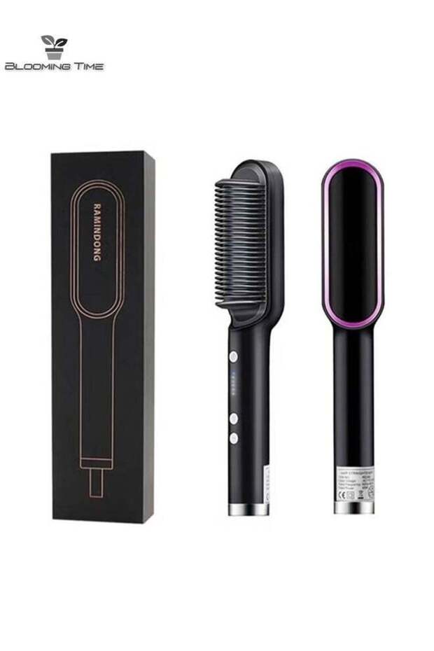 Quick Straight Hair Comb - Fluffy and Straight Hair, Black