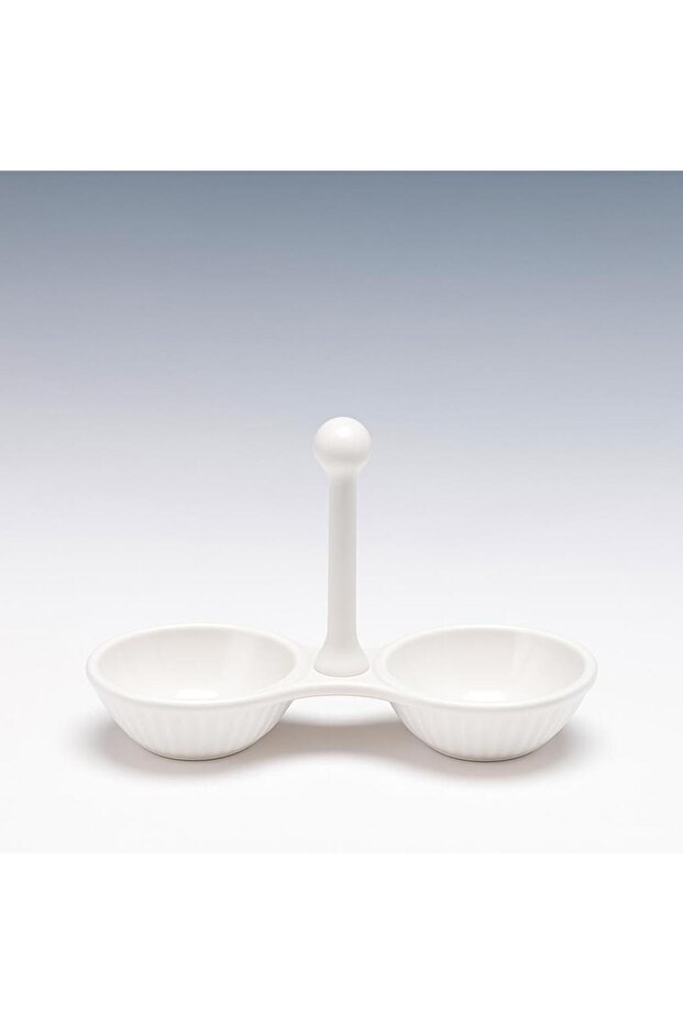 Zicco K-693 Melamine Snack Bowl Set of 2 White
