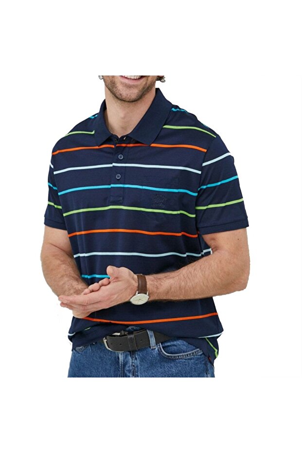 MEN'S KNITTED POLOSHIRT C.WCOTTON