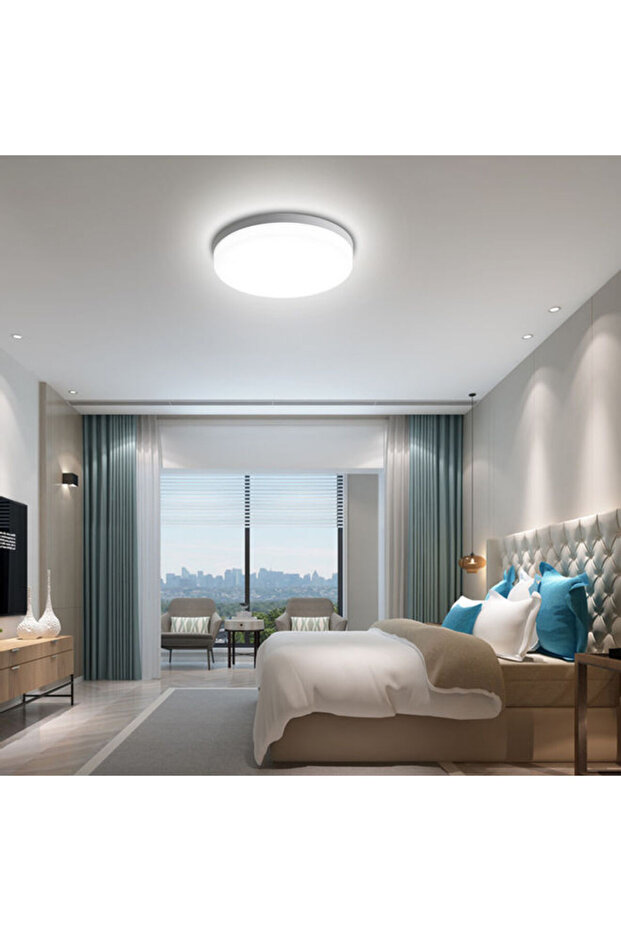 مصباح سقف LED عام باللون الأصفر - 5