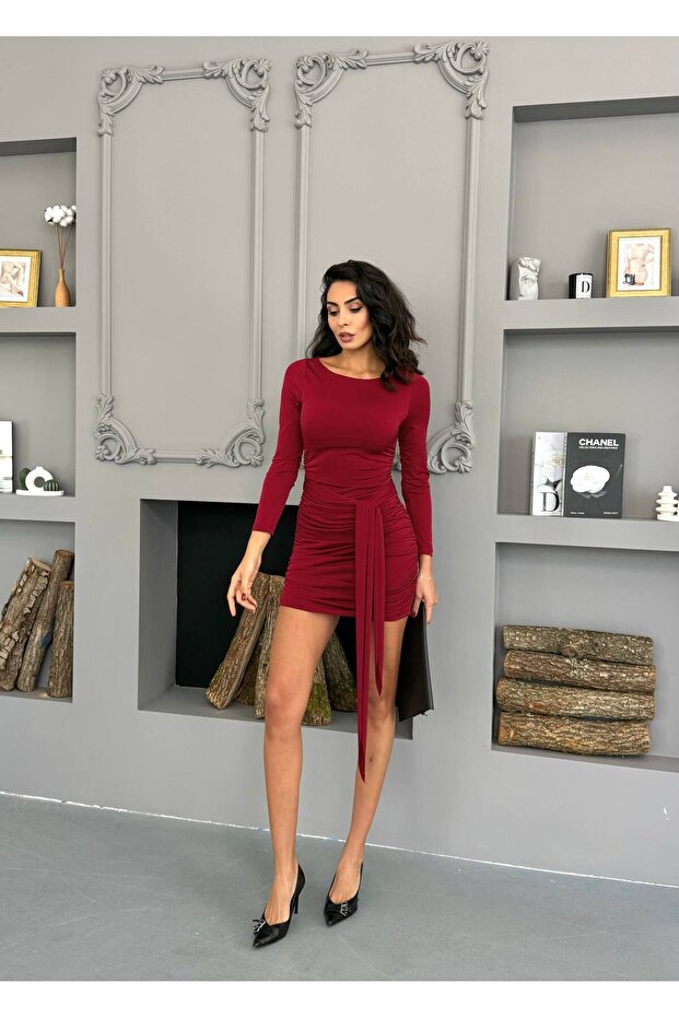 Bağlama Sandy Elbise - 1