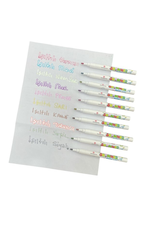 Fun Glitter Marker 10 Color Set