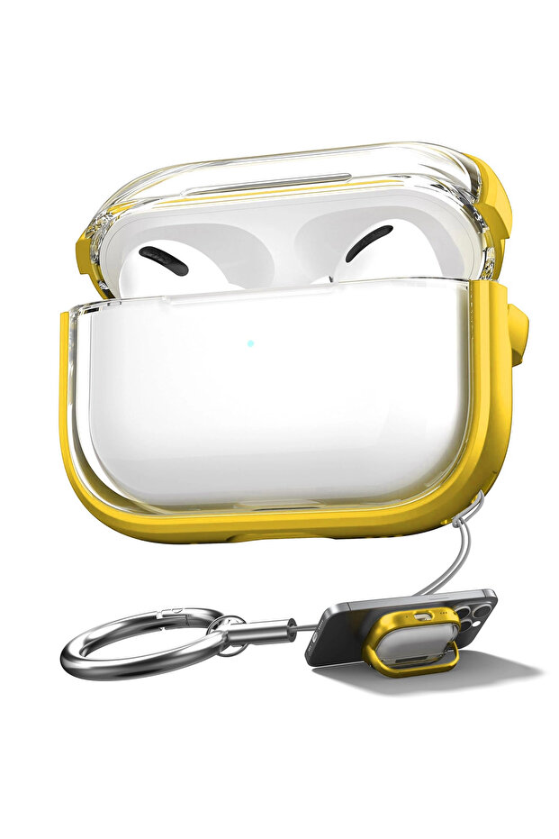 Apple AirPods Pro/Pro 2Nd Generation Case Colorful Edge Locking Cover Yellow