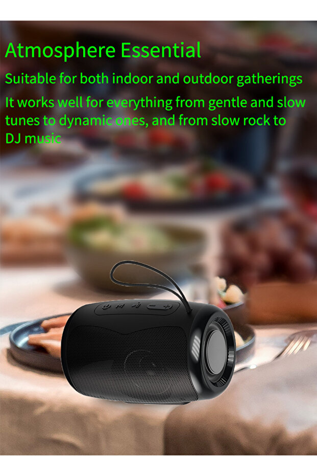 Multi-Functional Audio Playback: Supports Bluetooth, TF card and FM radio with multiple - 6