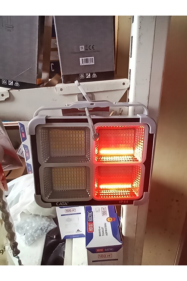 Solar LED projektör şarjlı - 4