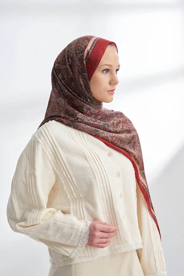 ETRO CHERRY BORDO ŞAL - 2