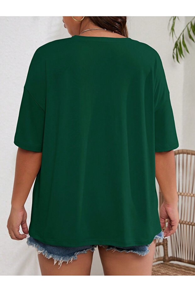 Oversize Large Size T-shirt - 4