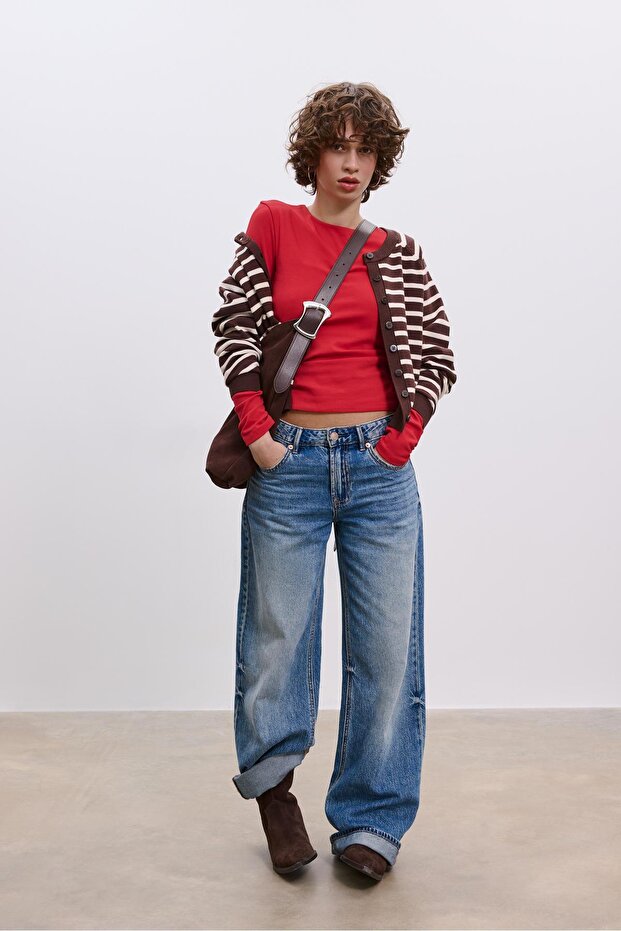 Basic uzun kollu tişört - 2