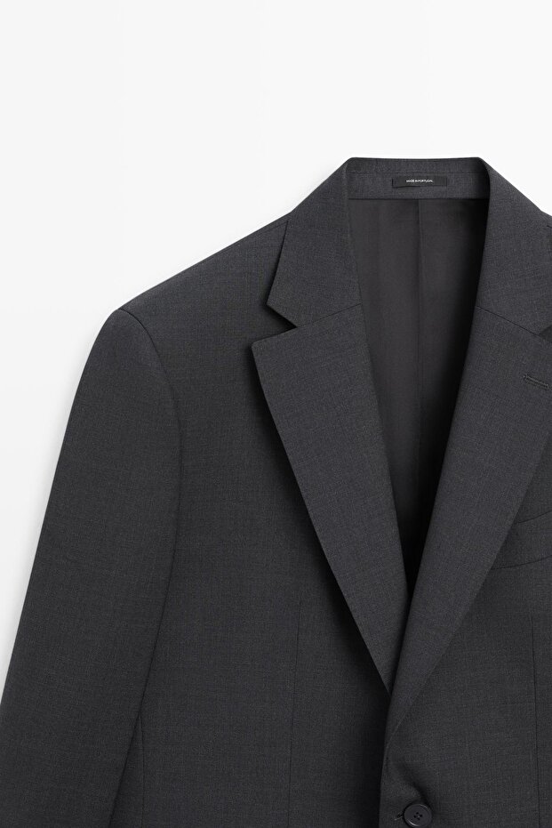 %100 yün klasik blazer - 6