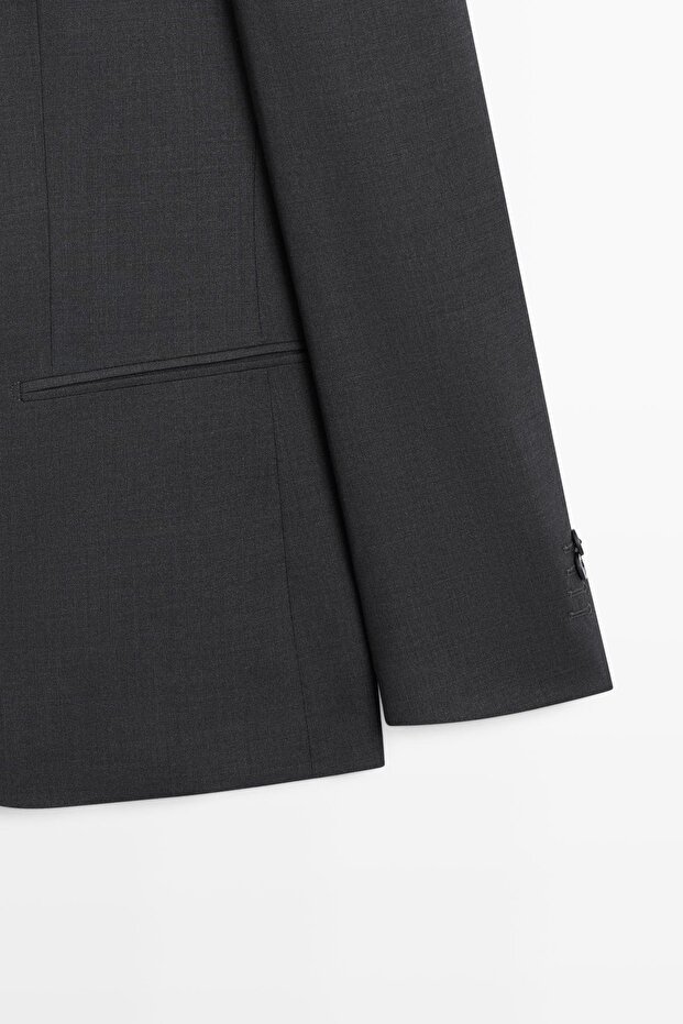 %100 yün klasik blazer - 7