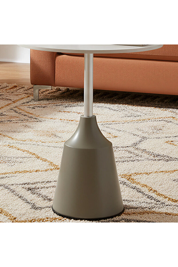 طاولة جانبية دائرية بتصميم مودرن - 4