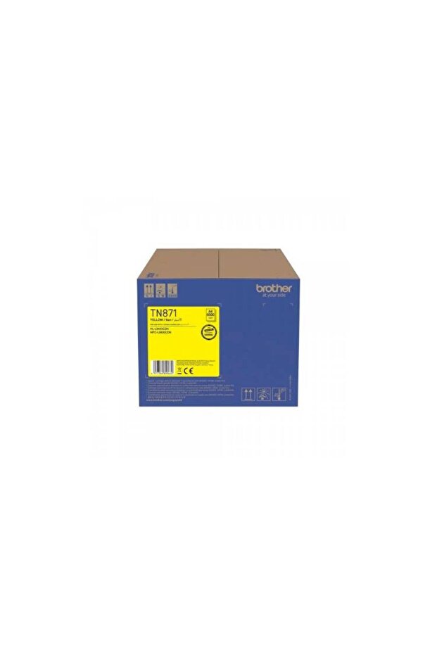 TN871 Standard Yield Yellow Toner Cartridge