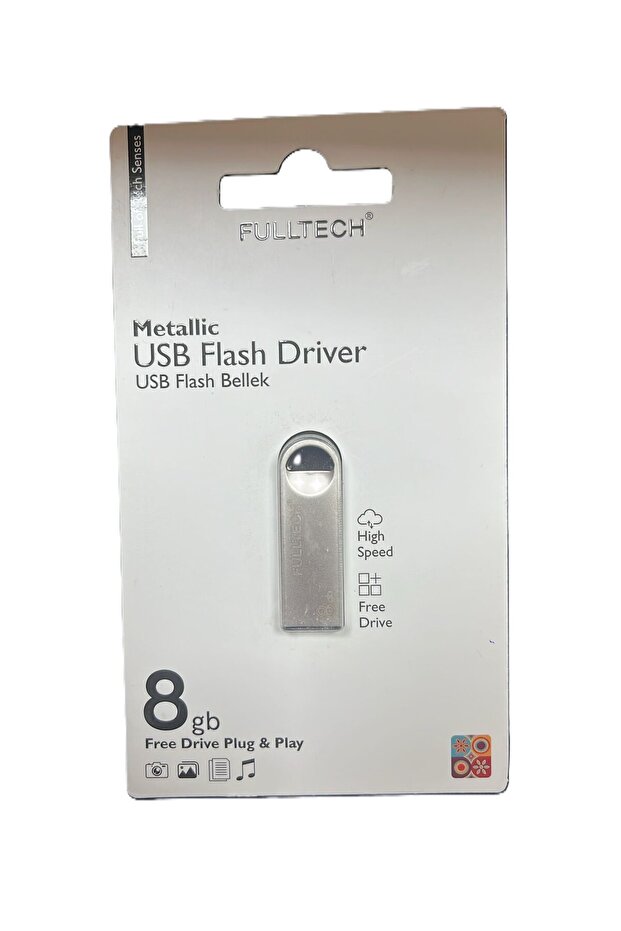 METALLİC USB FLASH DRİVER 8GB - 1
