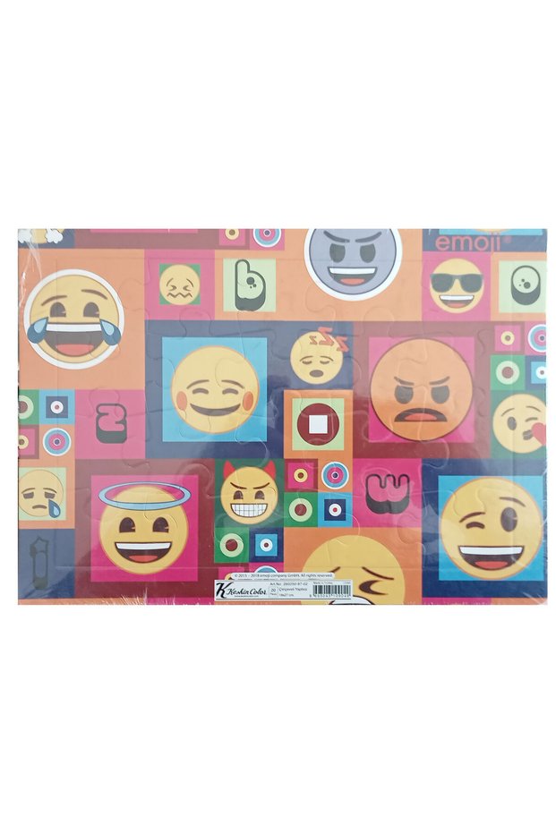 20 Piece Emoji Framed Children's Puzzle 18X27 cm