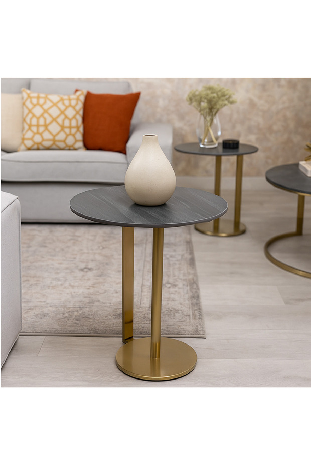 Modern round side table - 1