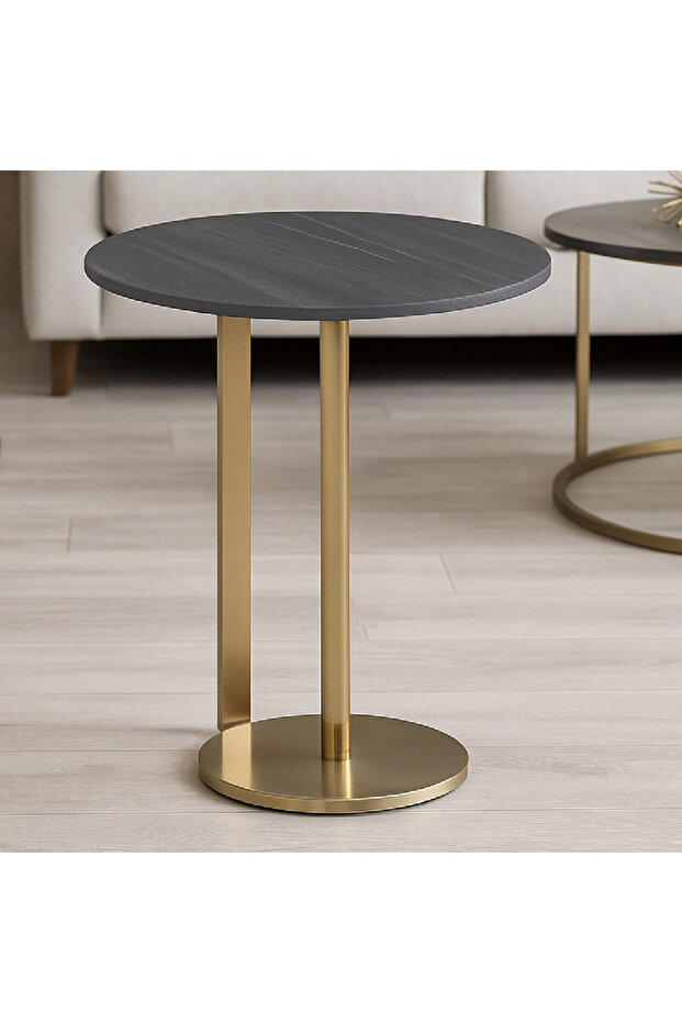 Modern round side table - 2