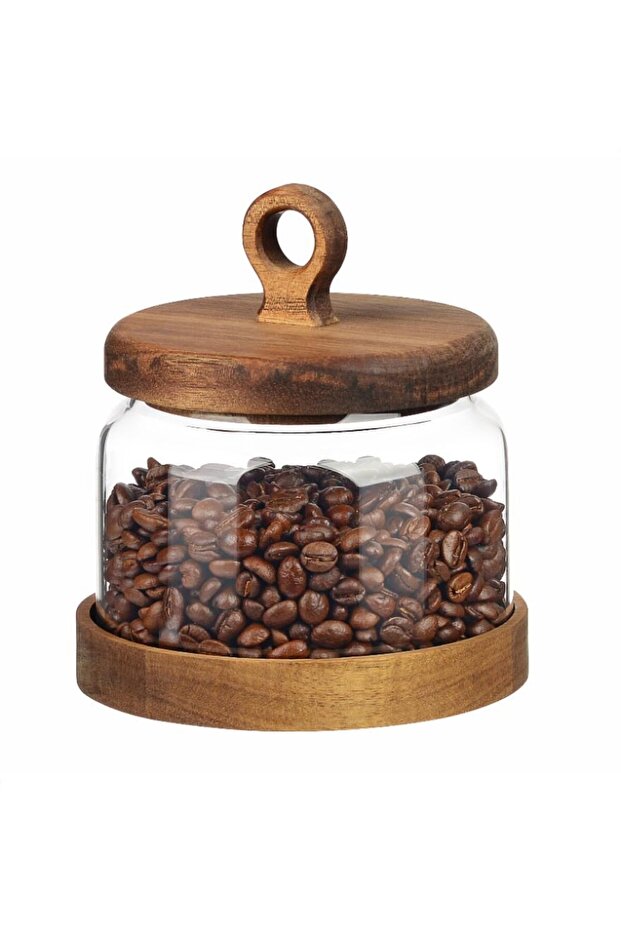 Nora 750 ml Acacia Lid Storage Container