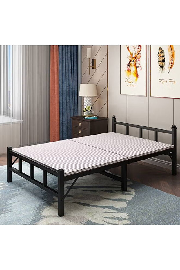 Durable Metal Platform Bed Frame - 1