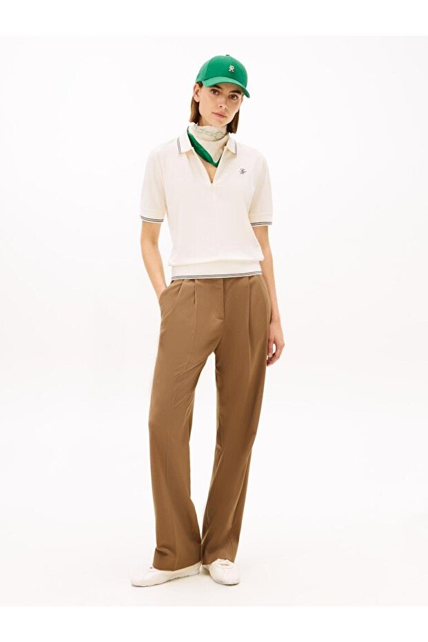 TH SCRIPT LYOCELL ZIP SS POLO - 3