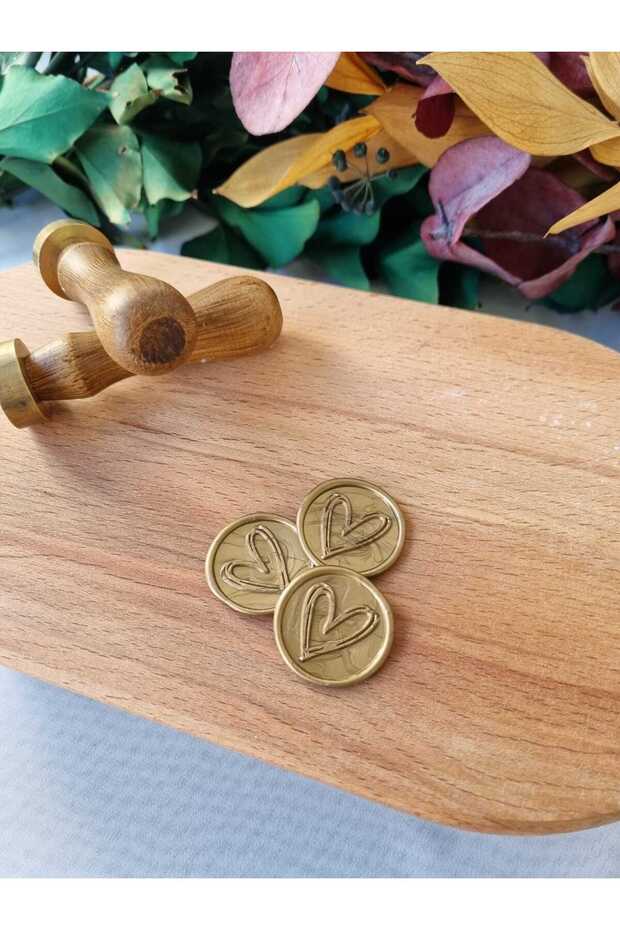 Ready-Made Seal Wax 50 Pieces Seal Gold Color