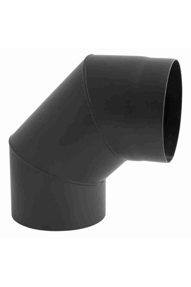 Fixed downpipe elbow 180 / 90 gr