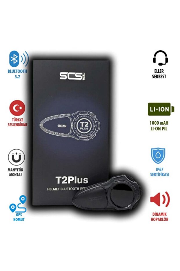 T2 PLUS BLUETOOTH VE INTERCOM - 2