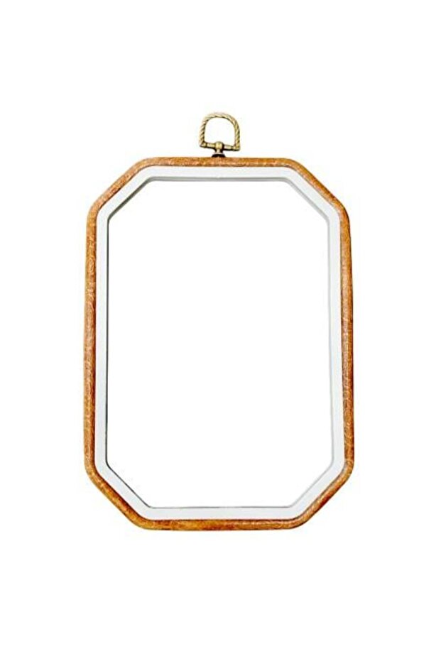 Flexible plastic hoops, rectangular shape, measuring 26 x 17 cm - 1