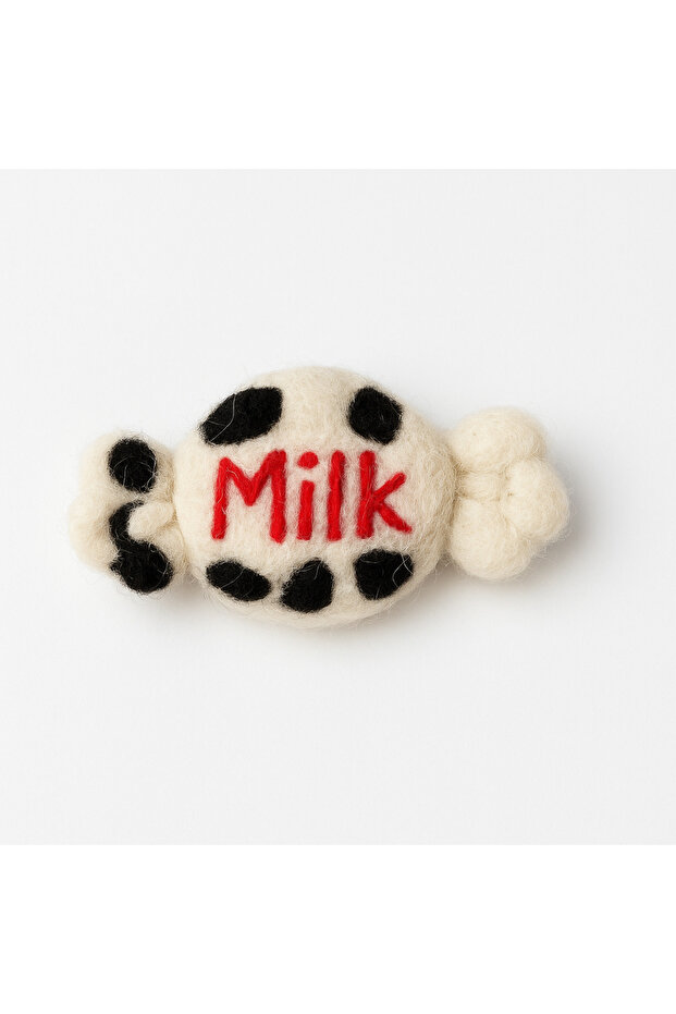 Handmade Felt Figure Brooch Buckle Crown Ornament – Cute Felt Accessory 160