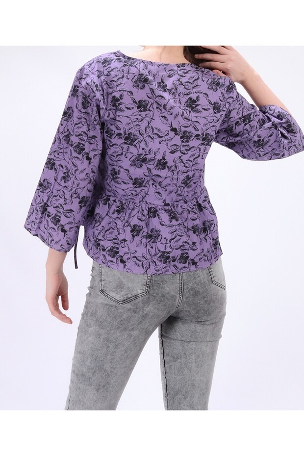 Blouse, Purple - 2