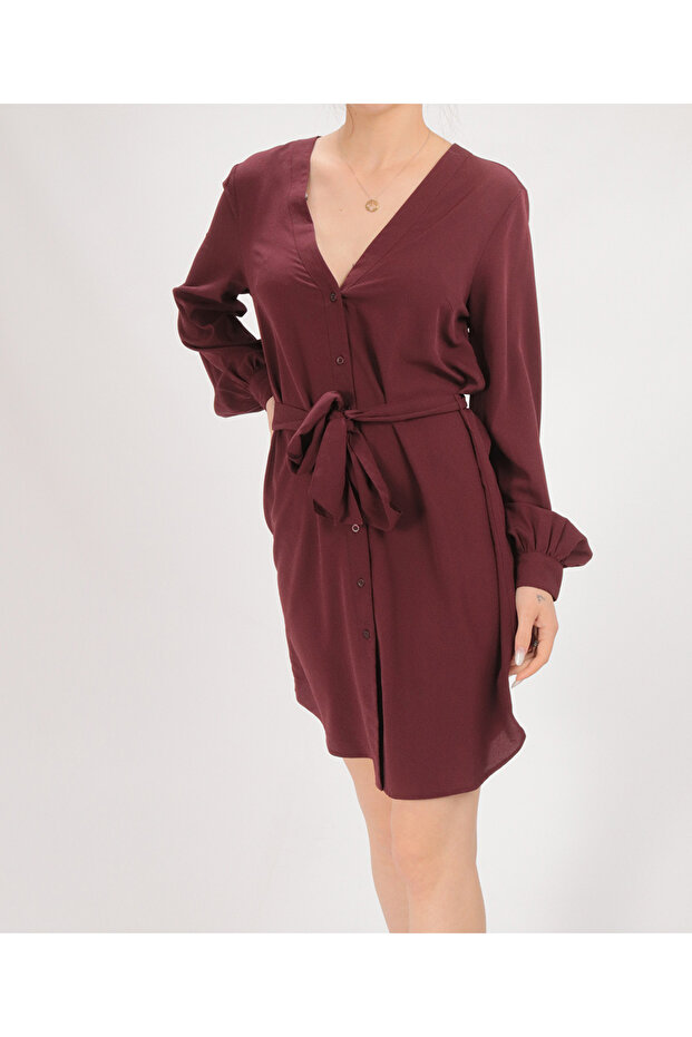 Rochie scurta, Visiniu - 1