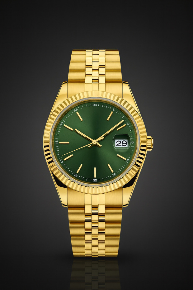 Men's Steel Band Wristwatch – Premium Design, Quartz Movement