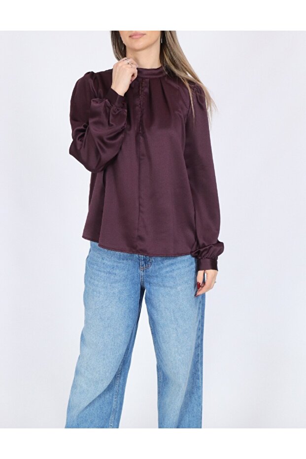 Blouse, Plum - 2