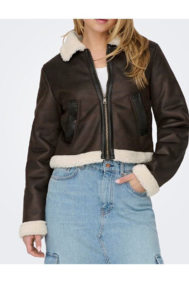 Jacket, Brown - 1