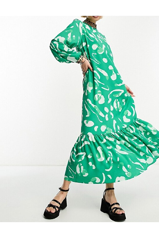 Rochie lunga, Verde - 2