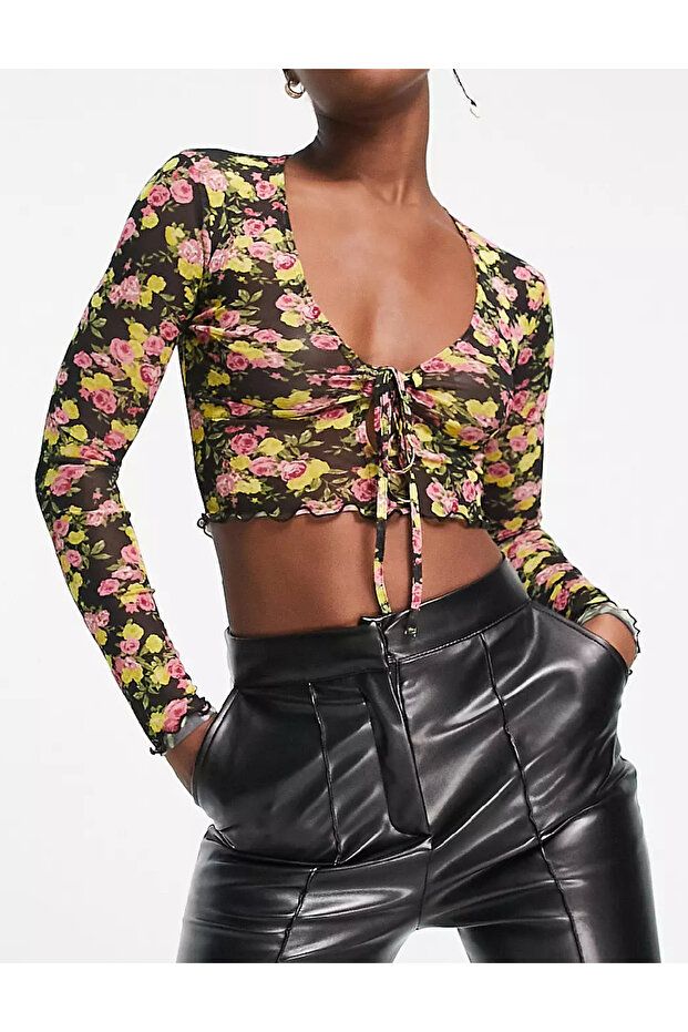 Top, Floral - 1