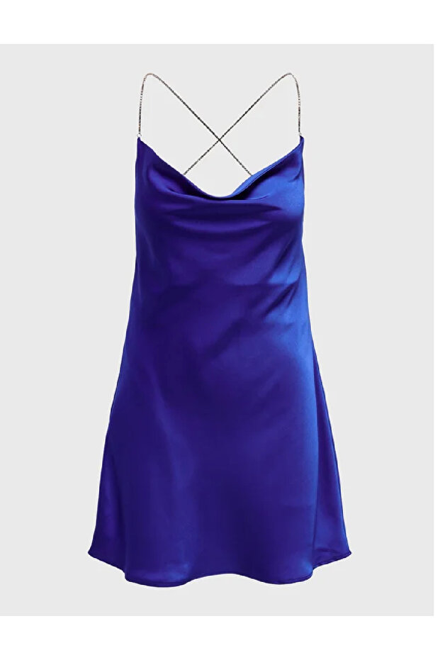 Rochie scurta, Albastru - 1