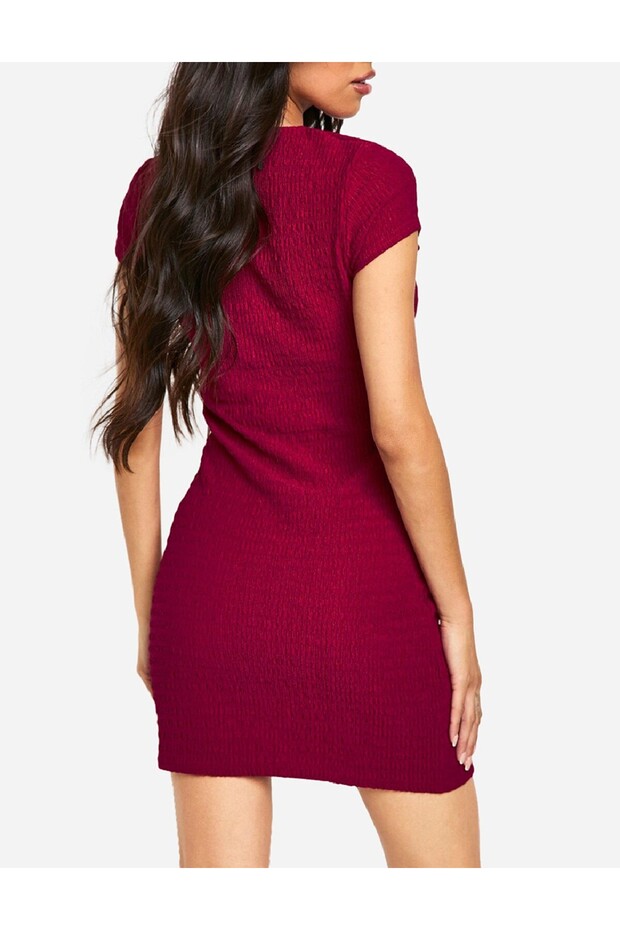 Rochie scurta, Visiniu - 2