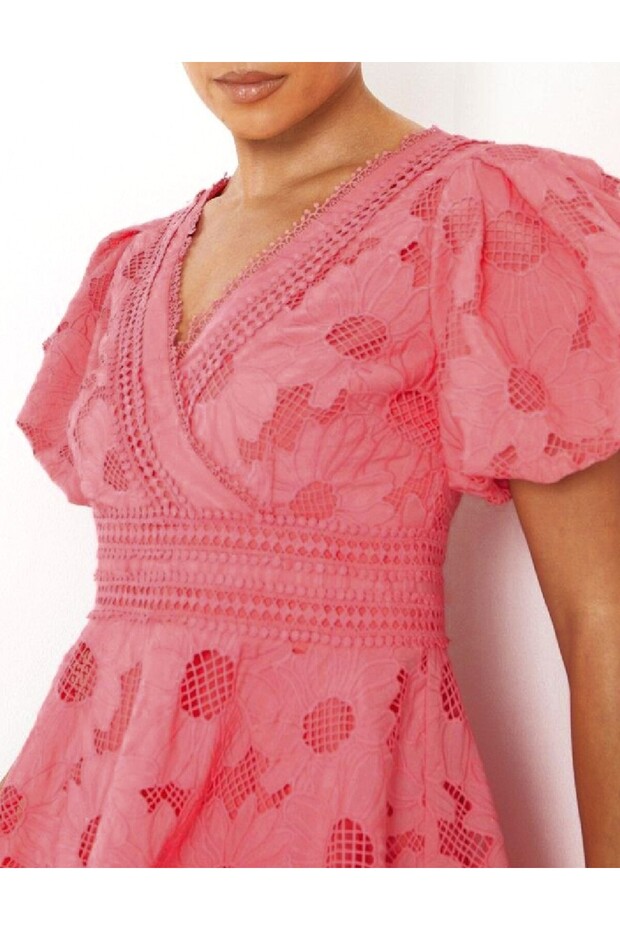 Rochie scurta, Roz - 2