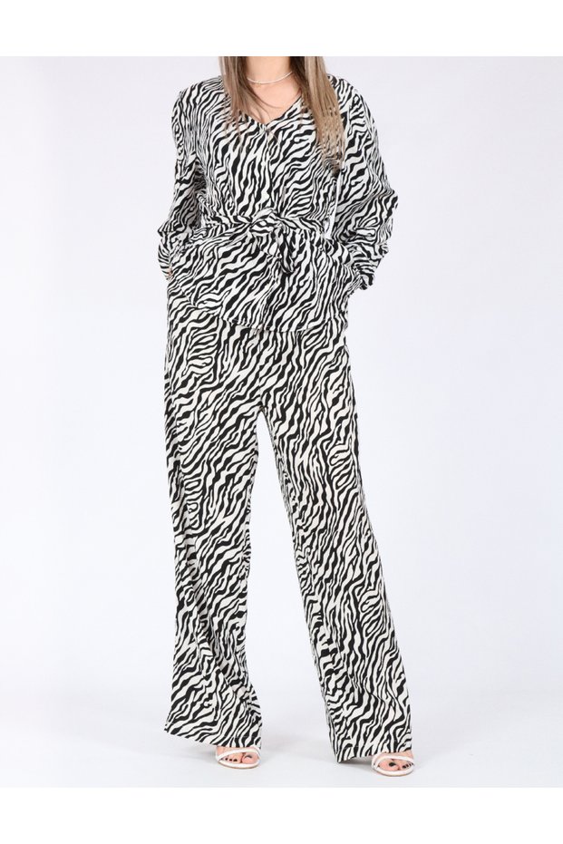 Pants, White/Black