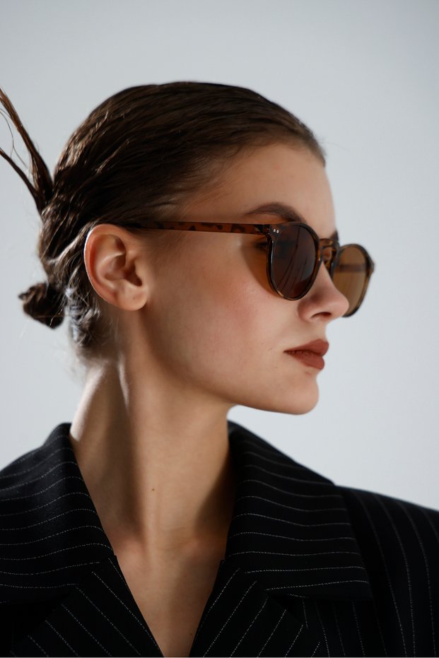 Unisex Leopard Pattern Retro Modern Sunglasses
