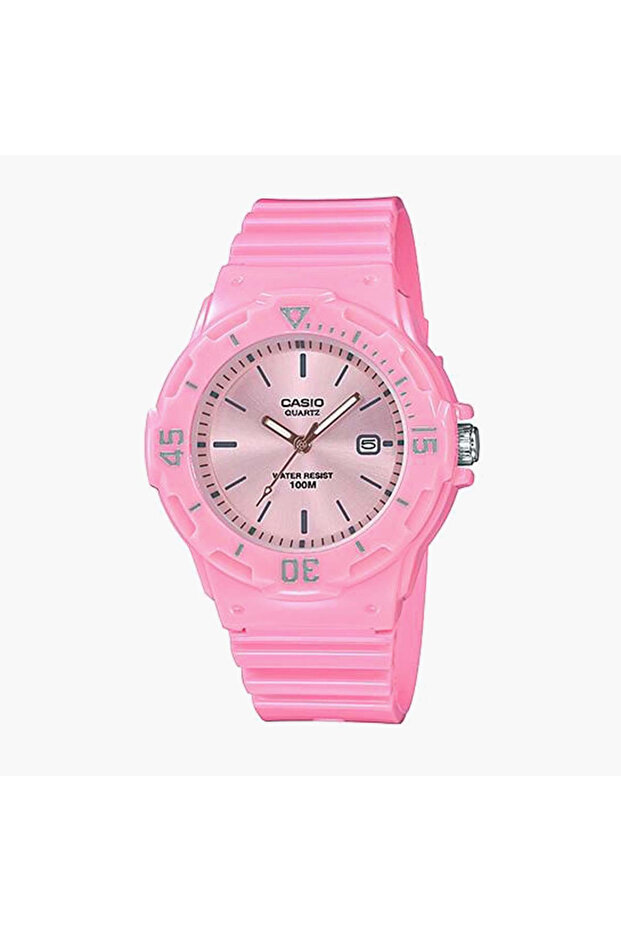 Women's Pink Analog Resin Strap Watch -LRW-200H-4E4VDF