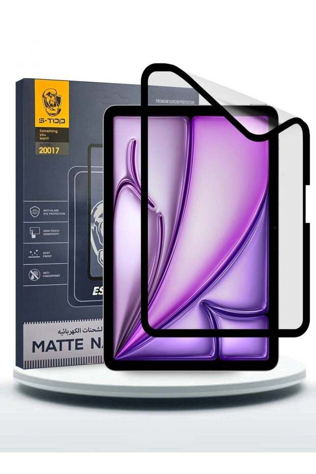 S-TOP 9D Matte Ceramic Screen Protector for Apple iPad Air/Pro 13-inch (M2/M4, 2024)